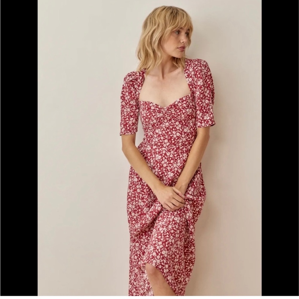NWT Reformation Matin Midi Dress